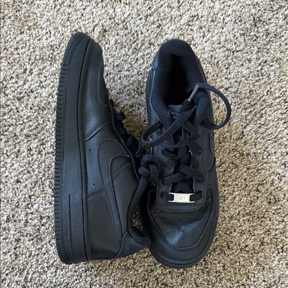 Nike Black AF1 Shoes